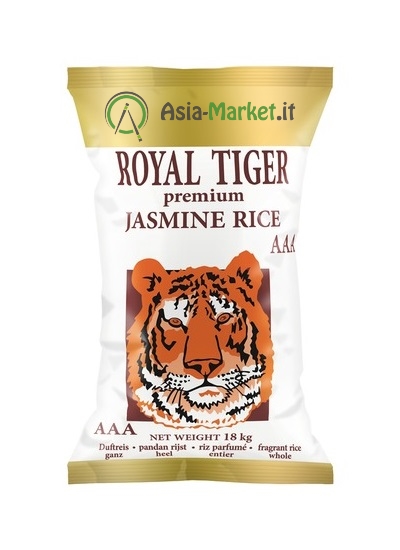 Riso profumato jasmine cambogiano - Royal Tiger 18 Kg.
